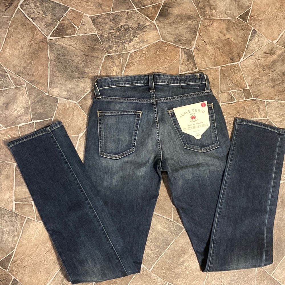 NWT Agave Denim No 11 CLASSIC FIT BIG DRAKES Jeans Sz 28/35 - Picture 8 of 9